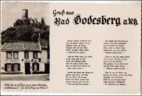 Bad Godesberg Bonn Lindenwirtin * ca. 1950