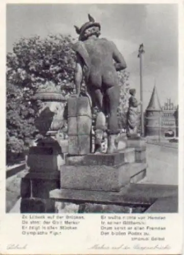 Lübeck Merkur auf der Puppenbrücke  * ca. 1940