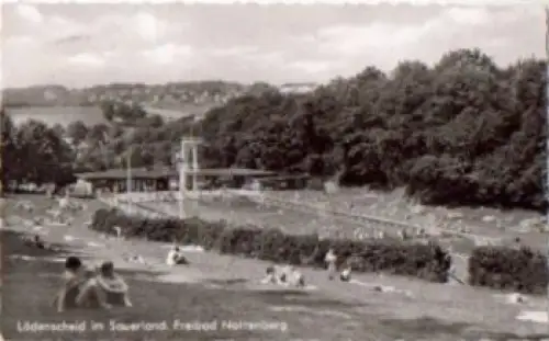 58460 Lüdenscheid Freibad Nattenberg o 1964