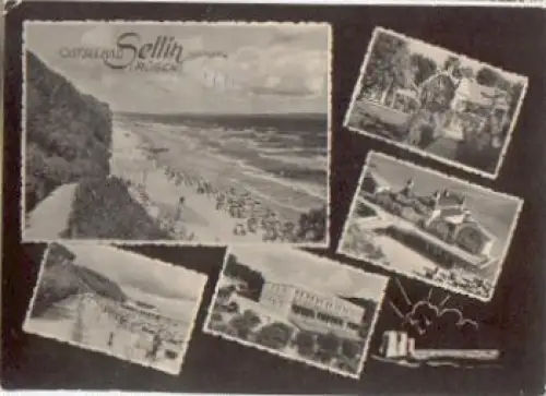 18586 Sellin Insel Rügen Mehrbildkarte o 24.5.1964