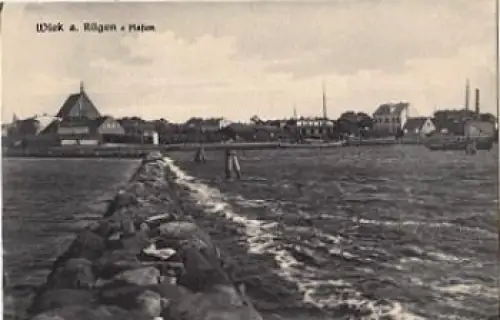 18556 Wiek Hafen Insel Rügen *ca. 1910