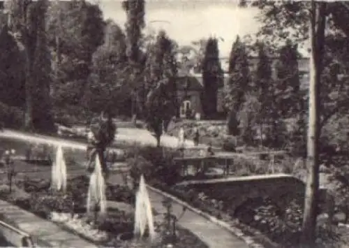 32063 Bad Salzuflen Rosenhang oberhalb der Wandelhalle o 21.8.1958