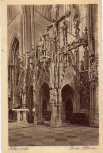 38820 Halberstadt Dom Lettner gebr. ca. 1920