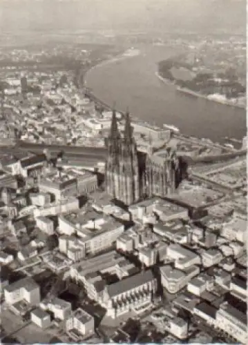 Köln Luftaufnahme * ca. 1960