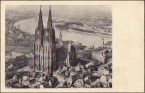 Köln Dom Luftaufnahme o 20.8.1928
