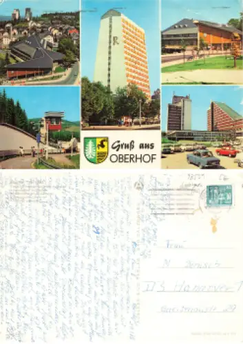 98559 Oberhof Großkarte A5 o 29.1.1986
