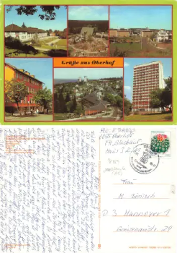 98559 Oberhof Großkarte A5 o 21.6.1988