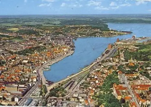Flensburg Blick auf Stadt und Förde o 10.5.1965