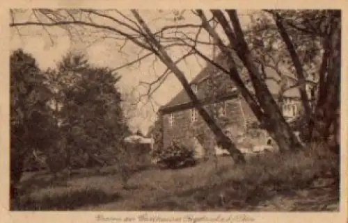 24306 Plön Garten des Gasthaus Fegetasche  *ca.1920