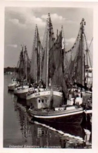 24340 Eckernförde Fischerboote * ca. 1950