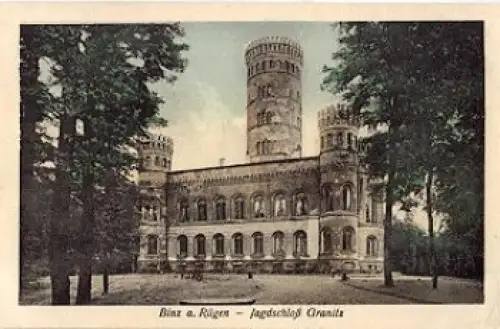 18609 Binz, Jagdschloß Granitz, gebr. 16.8.1925