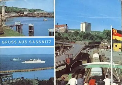 18546 Sassnitz Fährschiffe gebr. 8.7.1972