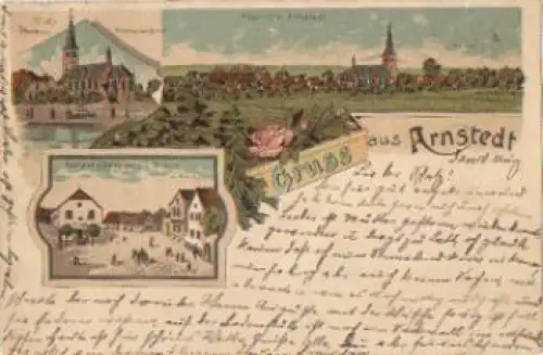 99310 Arnstadt Litho o 10.3.1899