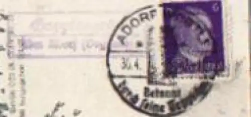 08265 Gopplasgrün Landpoststempel o 30.07.1942 auf AK Gera