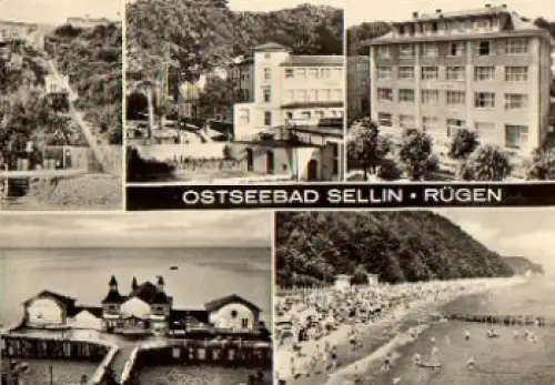 18586 Sellin Rügen Mehrbildkarte o 16.8.1972