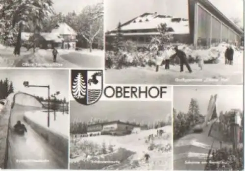 98559 Oberhof Schanze, Bobbahn o 29.1.1974