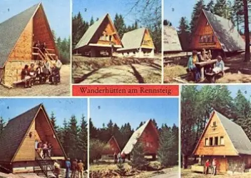 98724 Rennsteig Wanderhütten o 27.3.1986