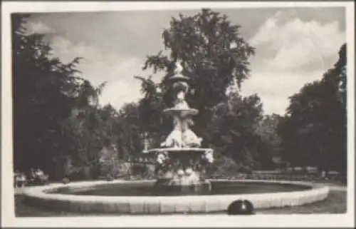 Teplitz Lazensky Park Brunnen o 1.8.1953