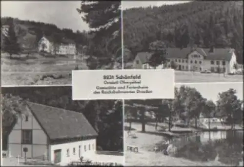 01776 Schönfeld-Oberpöbel Gaststätte und Ferienheim o 2.8.1971