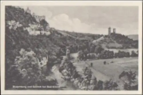 06628 Bad Kösen Rudelsburg und Saaleck * ca. 1950