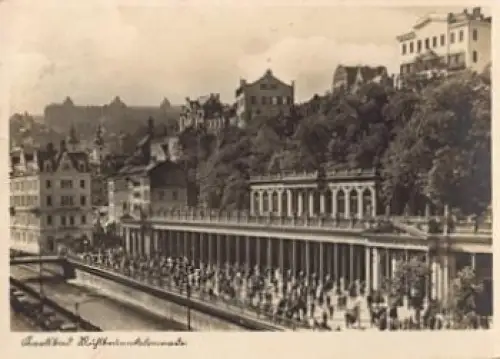 Karlsbad Mühlbrunnkolonnade o 30.4.1943