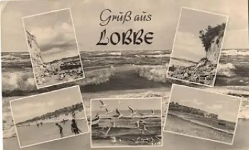 18586 Lobbe Mönchgut Rügen gebr. ca. 1960
