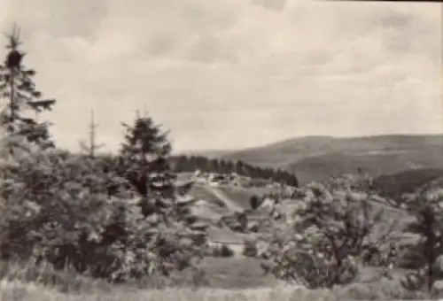 01776 Schellerhau von der Stephanshöhe auf Tellkoppe Altenberg o 1973