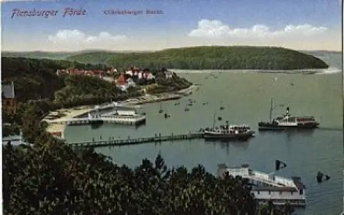 24960 Flensburger Förde Glücksburger Bucht * ca. 1910