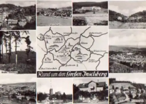 99891 Großer Inselberg Landkarte o 17.5.1962