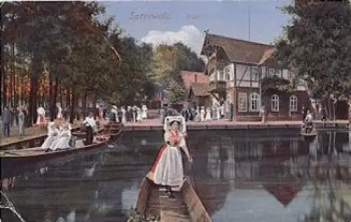 03222 Lübbenau Spreewald Trachten Wotschofska o 25.8.1925