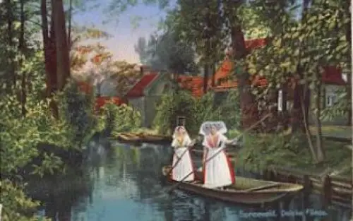 03096 Dolzke Flies Spreewald, Trachten  o 2.8.1935