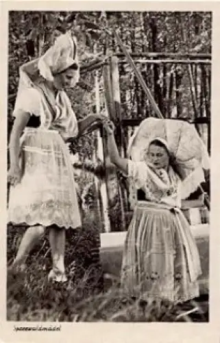 Spreewald Trachten Spreewaldmädel o 21.10.1952