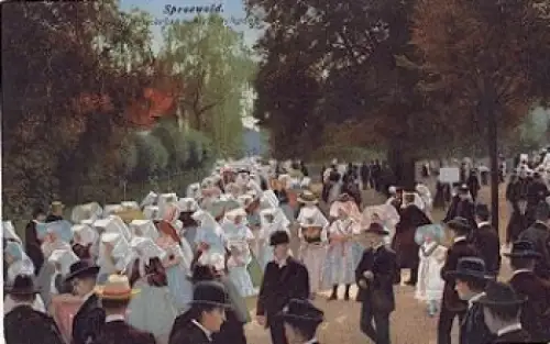 03096 Spreewald Trachten o 1.10.1917