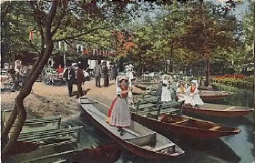 03096 Lehde  "Zum fröhlichen Hecht" Spreewald Trachten o 12.4.1926