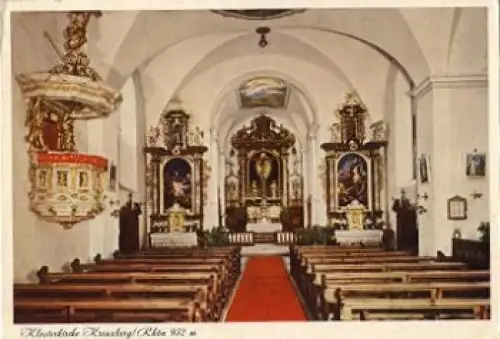 97653 Kreuzberg Klosterkirche Altar  10.2.1962