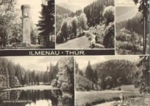 98693 Ilmenau Mehrbildkarte o um 1970