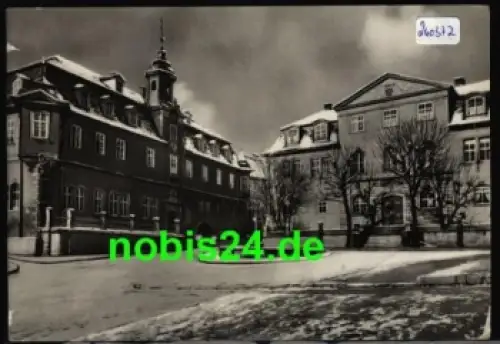 98693 Ilmenau Rathaus Goetheschlößchen Winter o 19.2.1969