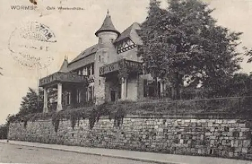 Worms Cafe Westendhöhe o 1.4.1915