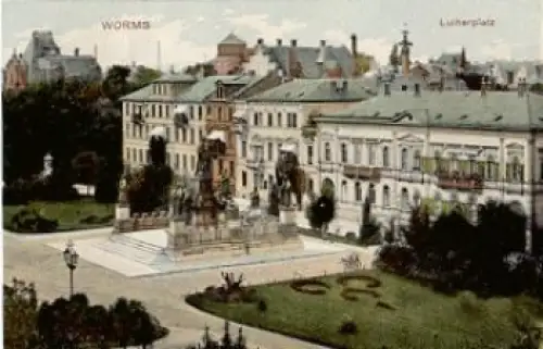 Worms Lutherplatz o ca. 1909