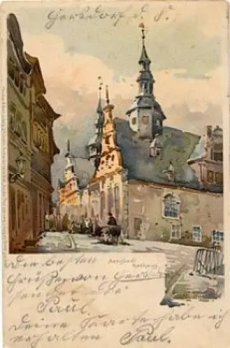 99310 Arnstadt Künstlerkarte Otto Hummel o 8.8.1918