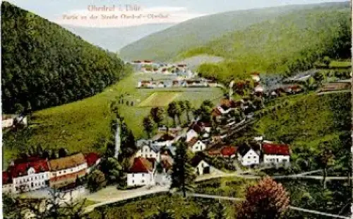 99885 Ohrdruf Partie an der Straße o 12.1.1917