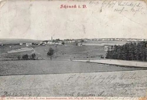 08261 Schöneck Vogtland  gebr. ca. 1915
