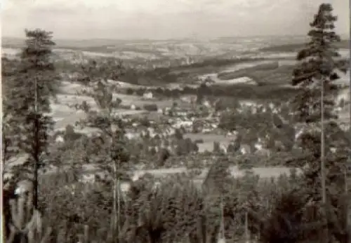 08265 Erlbach Markneukirchen vom Kegelberg gebr. 19.6.1971