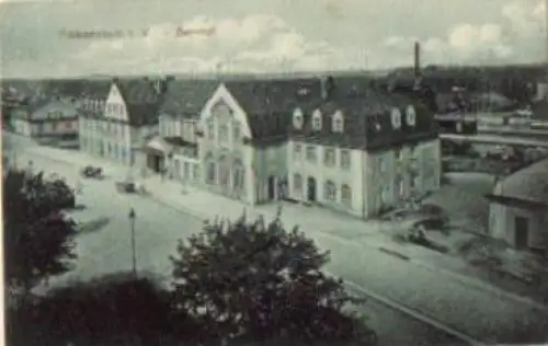 08223 Falkenstein Vogtland Bahnhof gebr. 8.1.1918