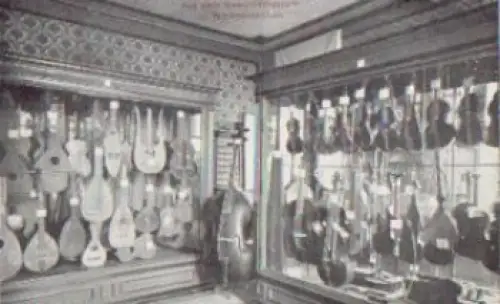 08258 Markneukirchen Gewerbemuseum Streichinstrumente * ca. 1920