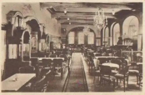 08280 Aue Conditorei und Cafe W. Temper Innenraum, * ca. 1925