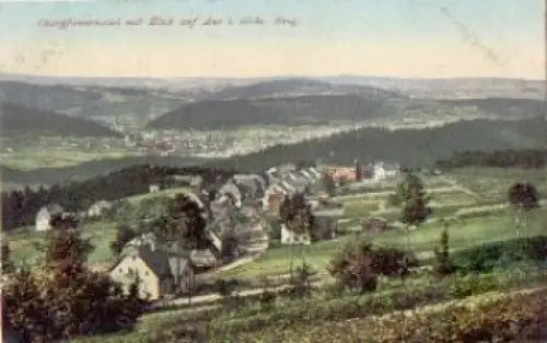 08280 Oberpfannenstiel Totalansicht mit Aue o 16.7.1916