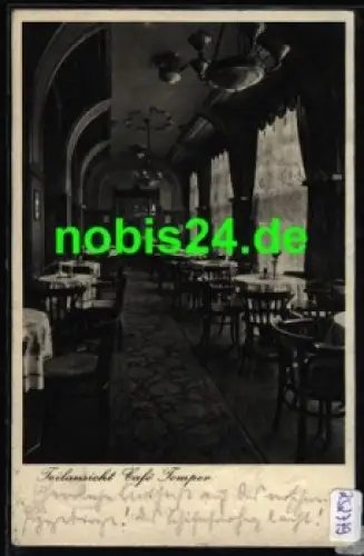 08280 Aue Konditorei und Cafe von Willy Temper Innenansicht o 29.11.1933