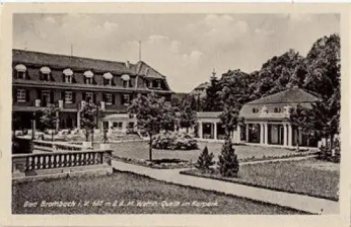 08648 Bad Brambach Wettin-Quelle im Kurpark o 16.9.1952
