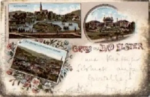 08645 Bad Elster Litho o 24.8.1898